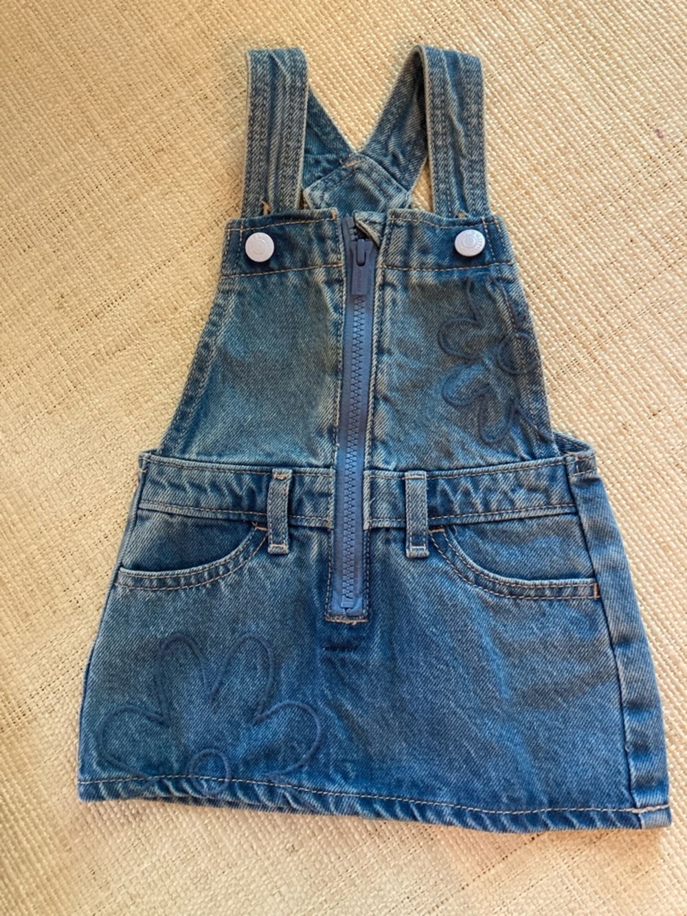 Old Navy Blue Denim Girls' Overall Skirt